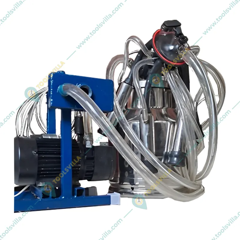 Premium Quality 20L Single Bucket 0.5 HP Inverter Type Portable Milking Machine